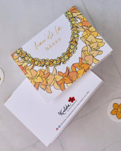 Load image into Gallery viewer, Hau'oli La Hānau (Lei) | Happy Birthday | Single Note Card | Blank Inside