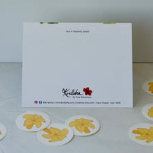 Load image into Gallery viewer, Moe Maluhia (Maile) | Sympathy, Condolences | Single Note Card | Blank Inside
