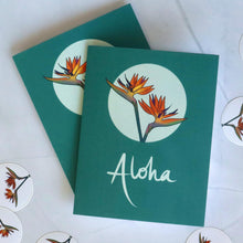 Load image into Gallery viewer, Aloha Paradise | Thinking of You, Just Because | Single Note Card | Blank Inside
