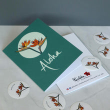 Load image into Gallery viewer, Aloha Paradise | Thinking of You, Just Because | Single Note Card | Blank Inside
