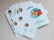 Load image into Gallery viewer, Aloha Melia | Just Because, Thinking of You | Single Note Card | Blank Inside
